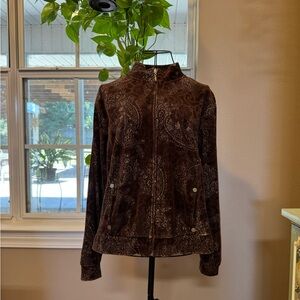 Brown Paisley Jacket